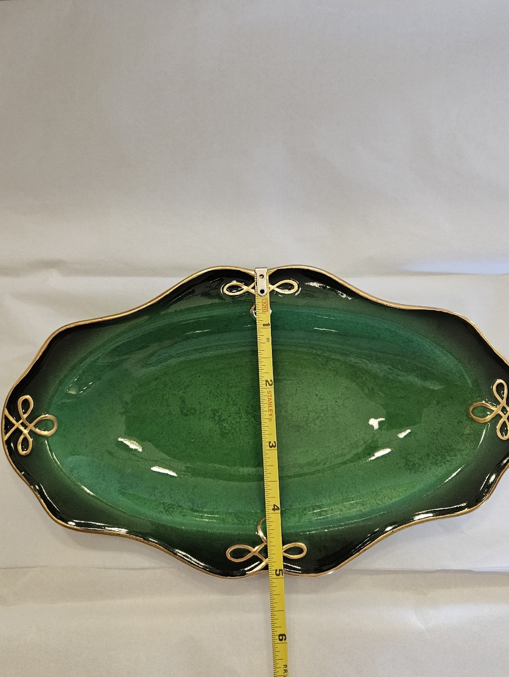 "Royal Green" Carltonware Serving/Trinket Dish - Picture 6 of 8